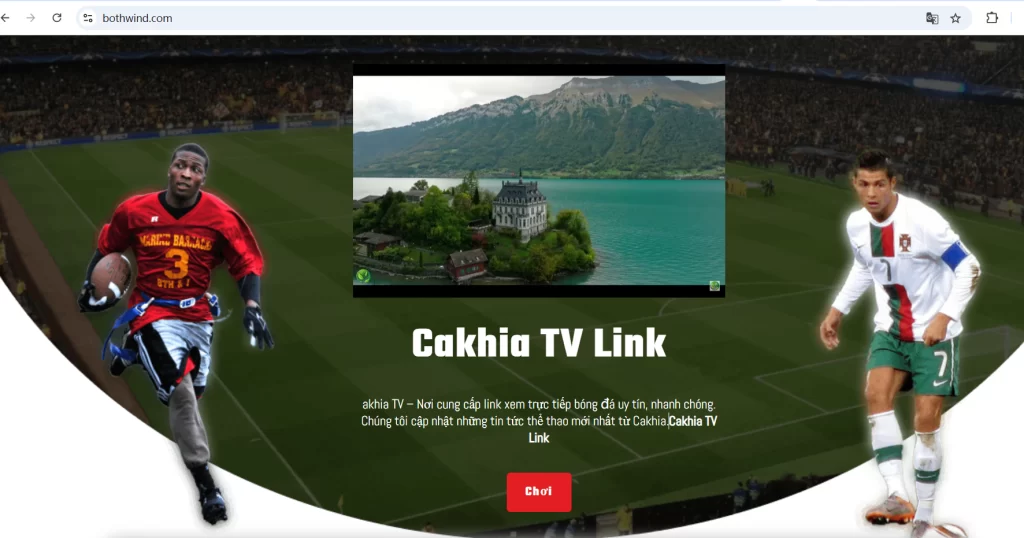 Đây là trang chủ website phát sóng trực tiếp của Cakhia TV Link. Bạn chỉ cần truy cập URL để xem truyền hình trực tiếp, hoàn toàn miễn phí.